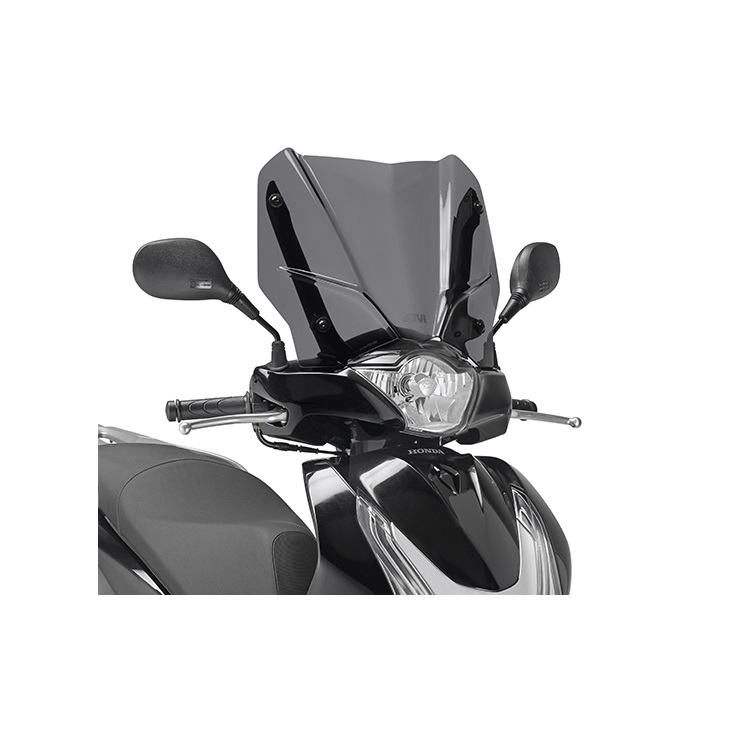Тонированное ветровое стекло Givi / Kappa для Honda SH 125i/150i 2012-2016 Тонированное ветровое стекло Givi / Kappa для Honda SH 125i/150i 2012-2016