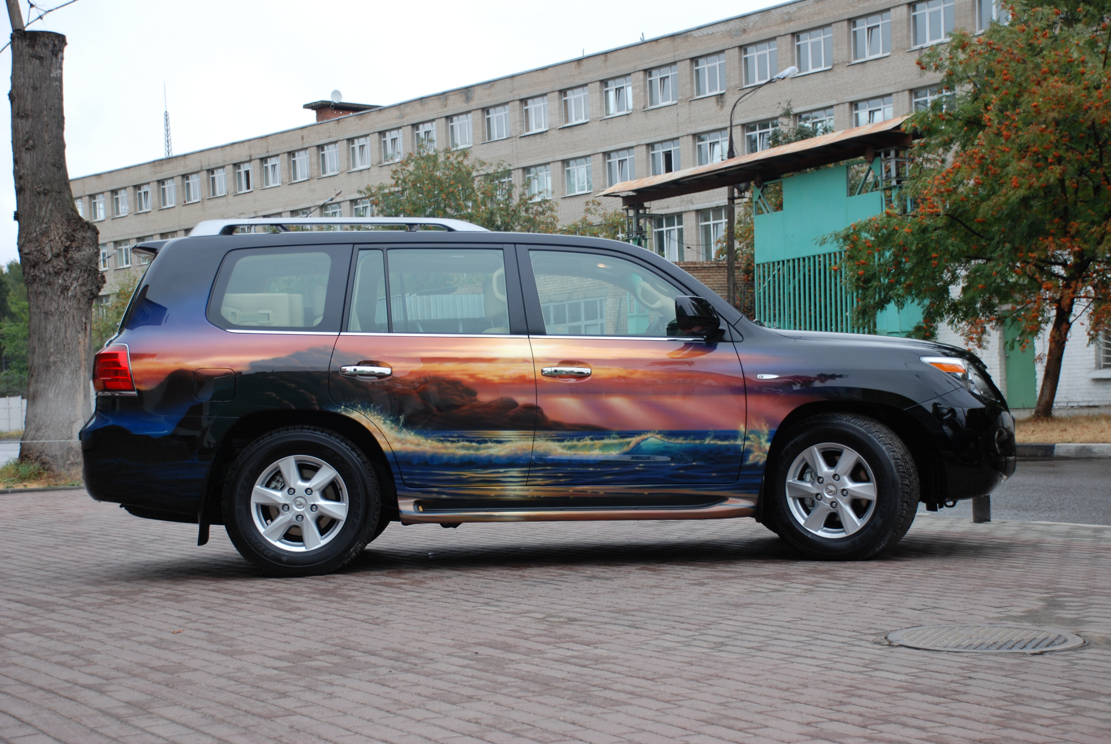 Аэрография Lexus LX 570  Аэрография Lexus LX 570