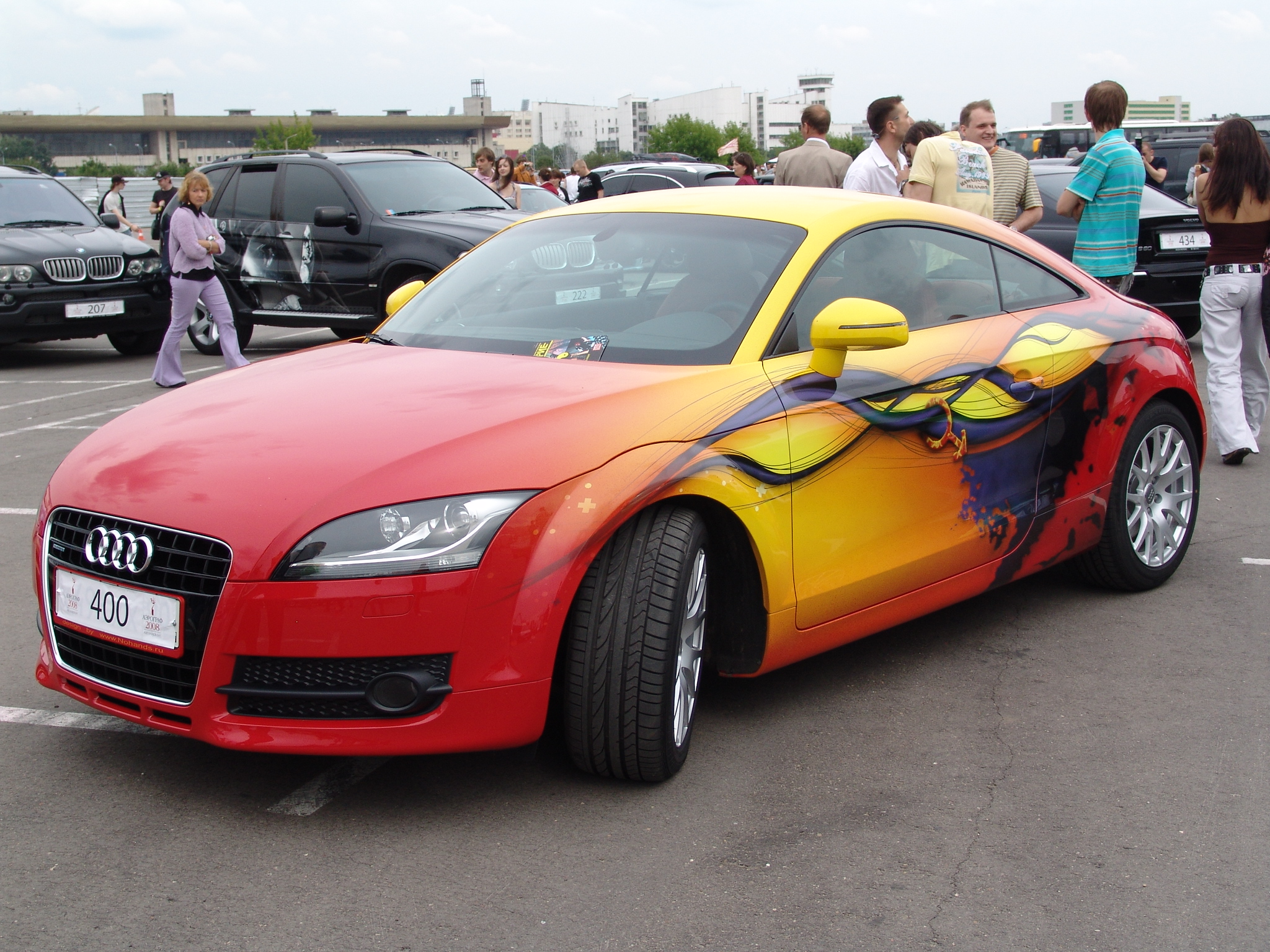 Аэрография Audi ТТ  Аэрография Audi ТТ