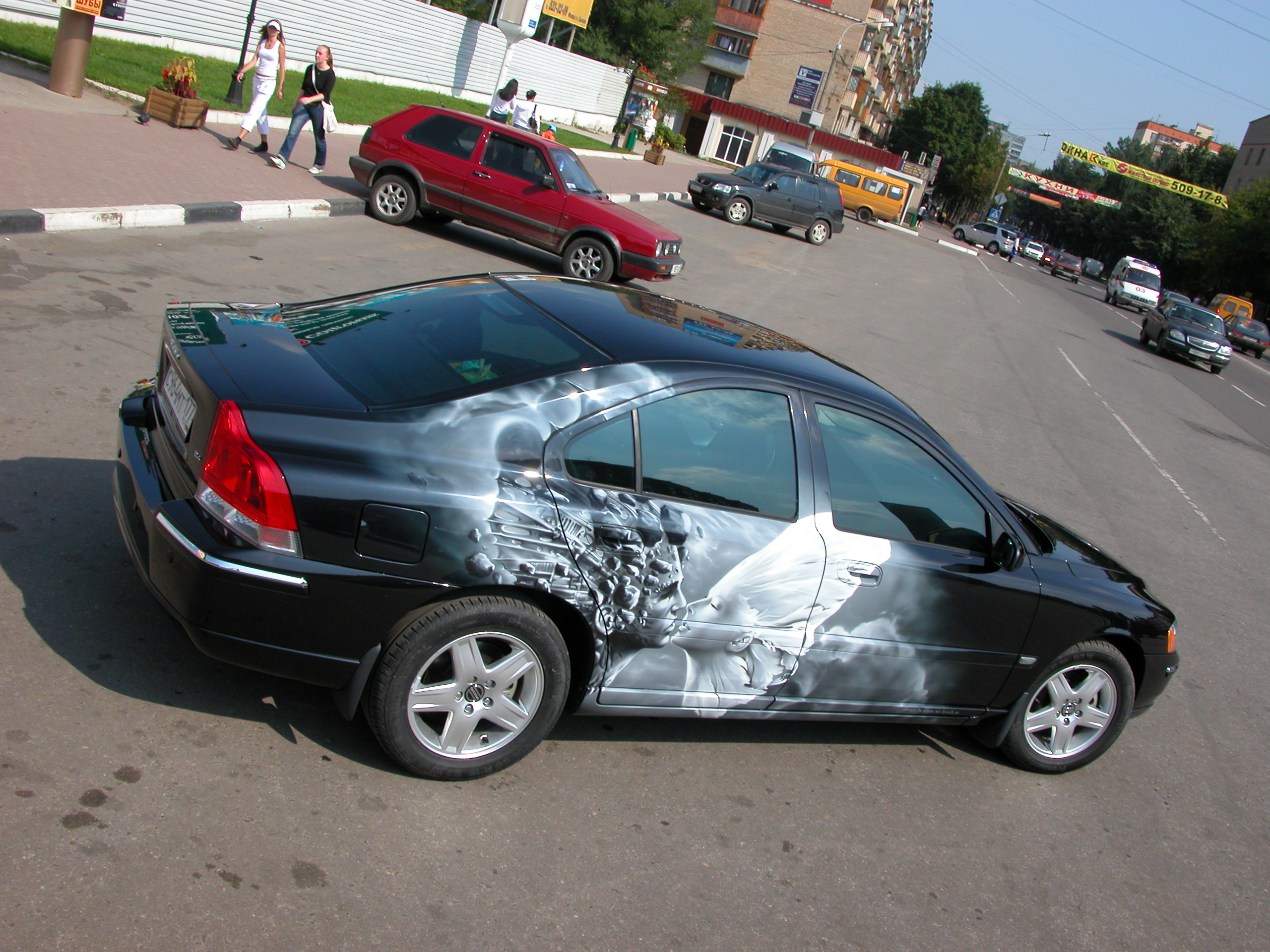 Аэрография Volvo  Аэрография Volvo