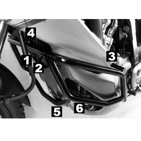 Дуги HEPCO & BECKER для мотоцикла Honda 700V Transalp Дуги HEPCO & BECKER для мотоцикла Honda 700V Transalp