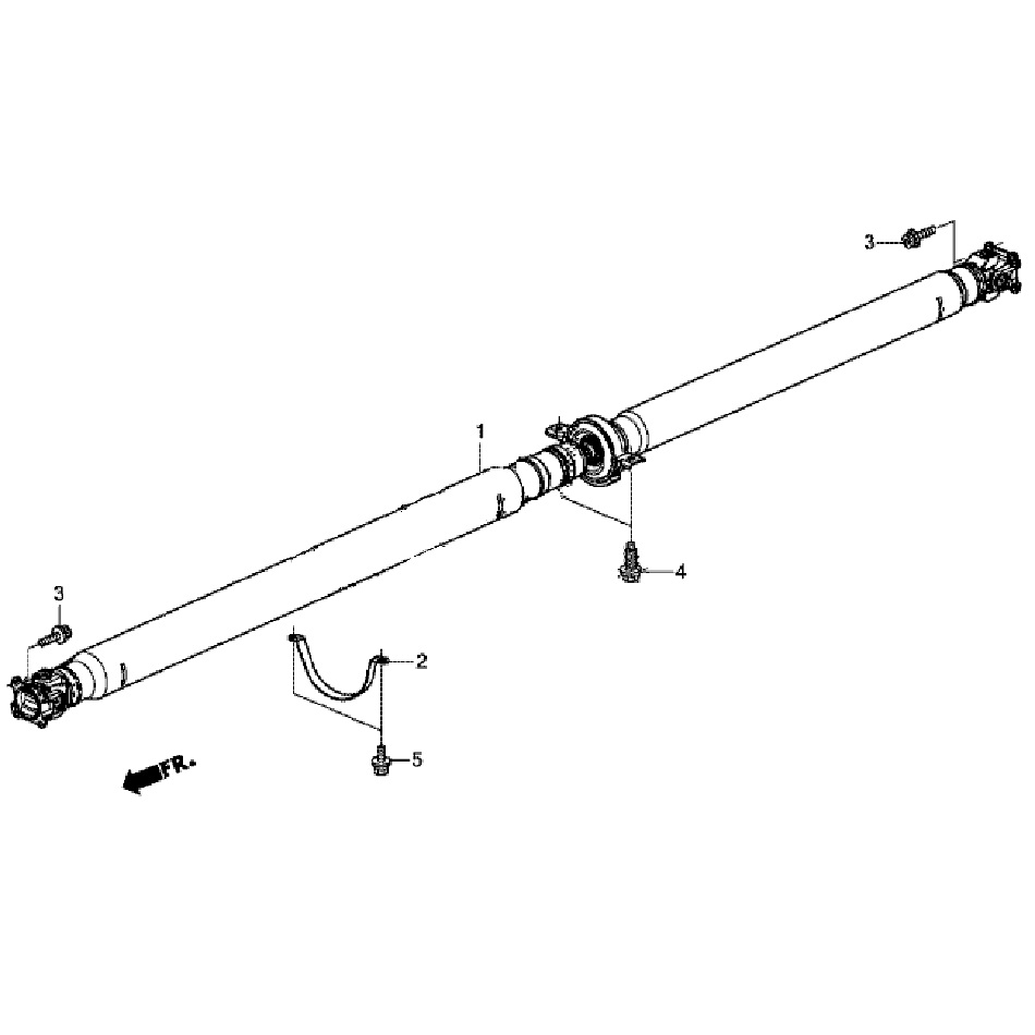 Карданный вал Honda Pilot 3 (3.0L) Карданный вал Honda Pilot 3 (3.0L)