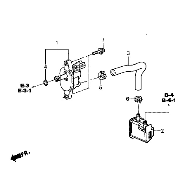 Электромагнитный клапан управления продувкой для Honda Pilot 3 (3.0L) Электромагнитный клапан управления продувкой для Honda Pilot 3 (3.0L)