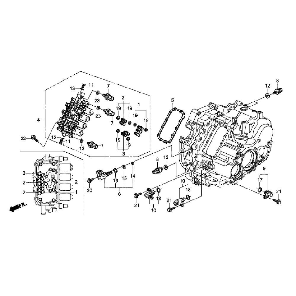 Блок соленоидов Honda Pilot 3 Блок соленоидов Honda Pilot 3