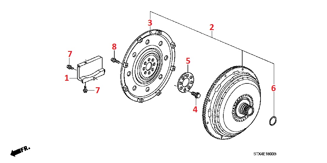 Гидротрансформатор для Acura MDX 2 Гидротрансформатор для Acura MDX 2