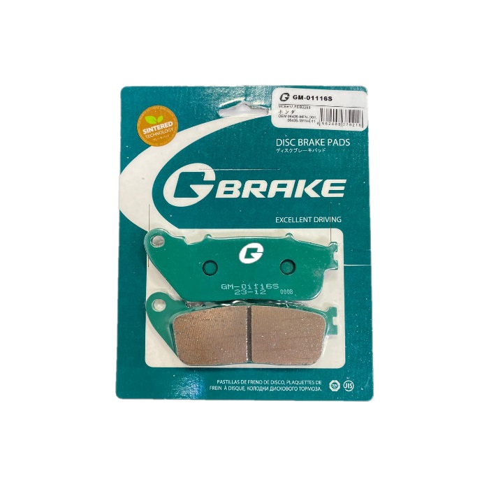 Колодки задние G-brake для мотоцикла (GM01116S)