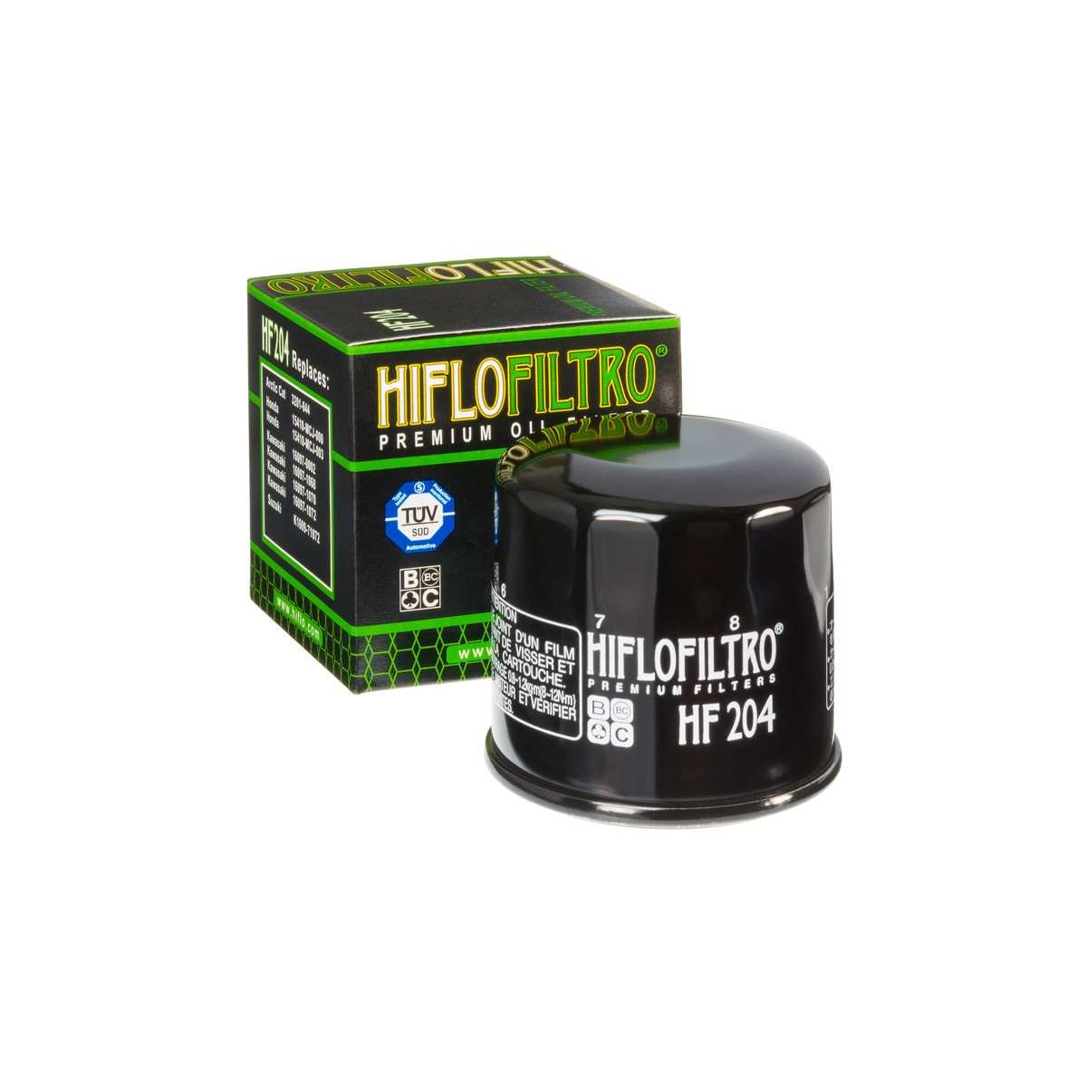 Mасляный фильтр HifloFiltro HF204 для мотоциклов Honda  Mасляный фильтр HifloFiltro HF204 для мотоциклов Honda