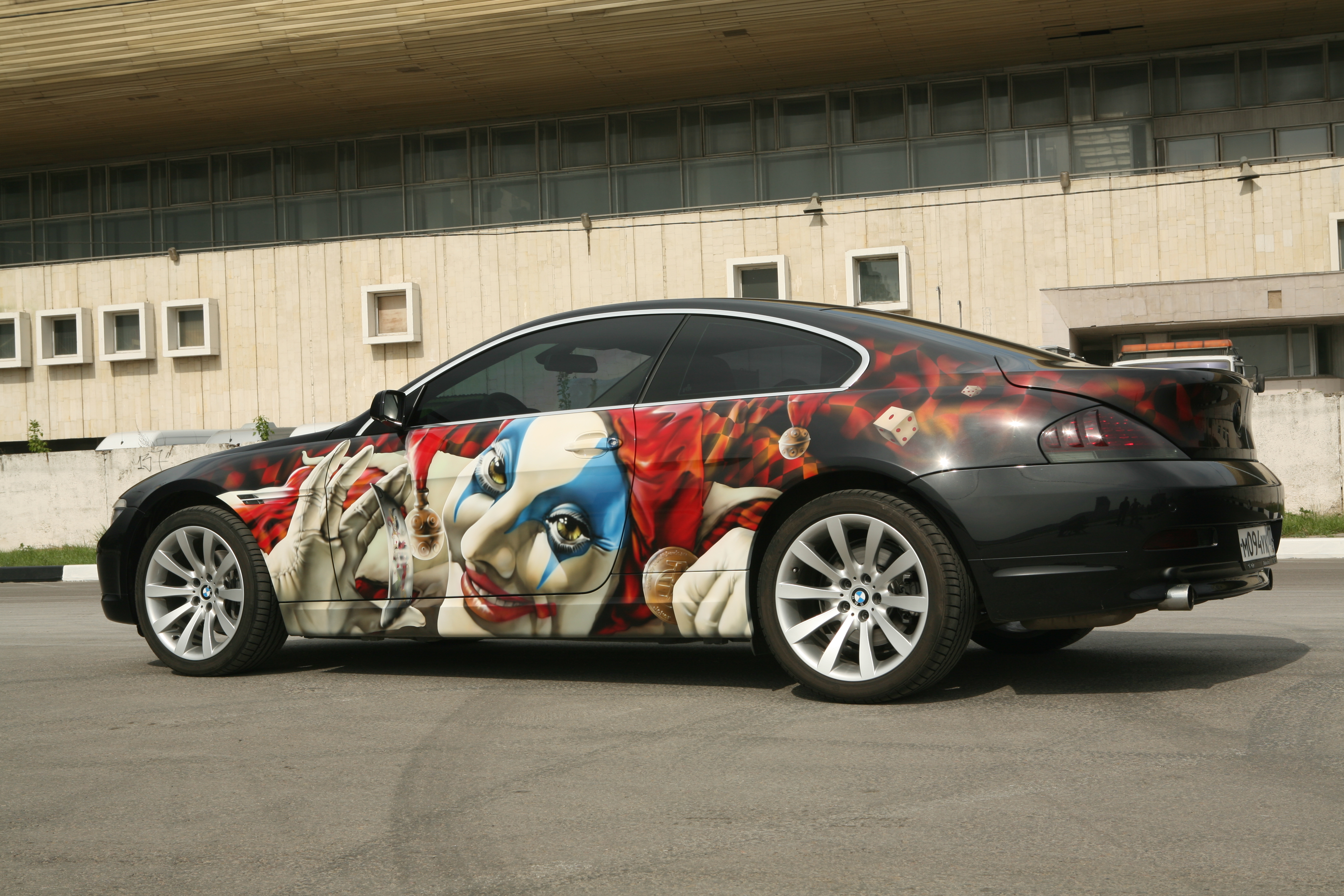 Аэрография BMW 6  Аэрография BMW 6
