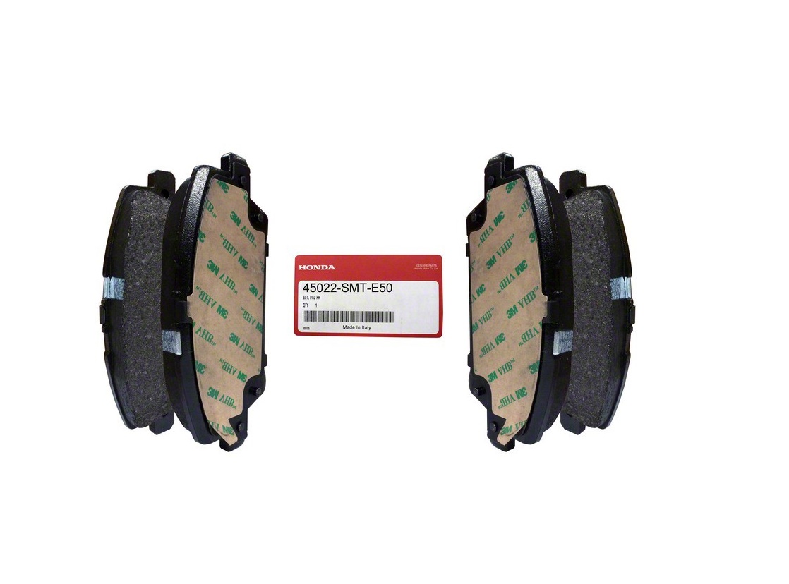 Оригинальные передние тормозные колодки Civic Type R 45022SMTE50 (45022-SMT-E50) Оригинальные передние тормозные колодки Civic Type R 45022SMTE50 (45022-SMT-E50)
