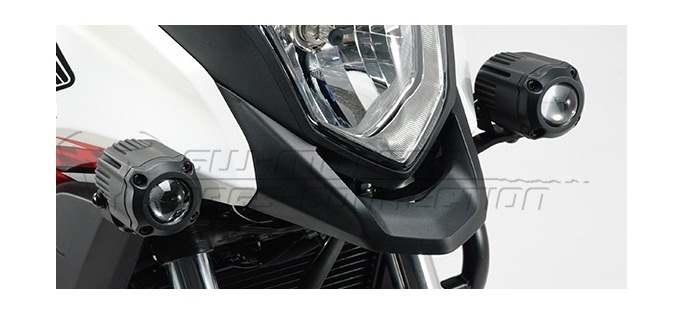 Комплект креплений для установки противотуманных фар SW-Motech HAWK для мотоцикла Honda CB500X '13-'16 Комплект креплений для установки противотуманных фар SW-Motech HAWK для мотоцикла Honda CB500X '13-'16