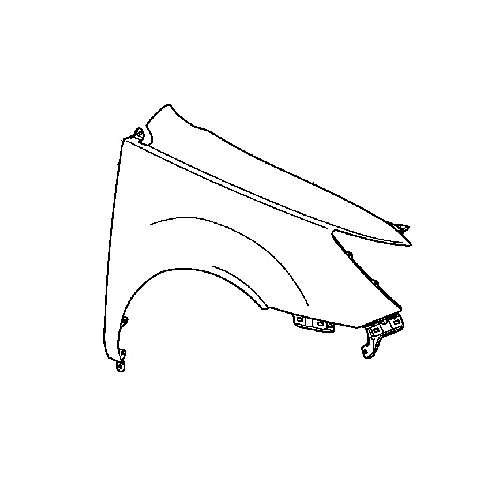 Переднее крыло (правое) для Acura MDX II 2007-09 60210-STX-A90ZZ Переднее крыло (правое) для Acura MDX II 2007-09 60210-STX-A90ZZ