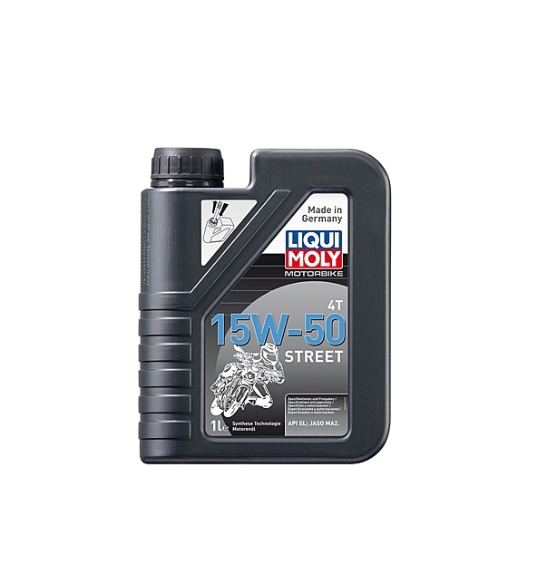 Масло моторное (HC-синтетическое) Liqui moly Motorbike 4T Street 15W-50