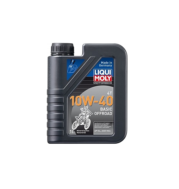 Масло моторное (Минеральное) Liqui moly Motorbike 4T 10W-40 Basic Offroad Масло моторное (Минеральное) Liqui moly Motorbike 4T 10W-40 Basic Offroad