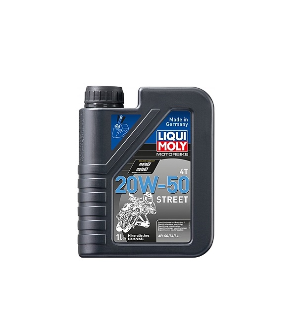 Масло моторное (Минеральное) Liqui moly Motorbike 4T Street 20W-50