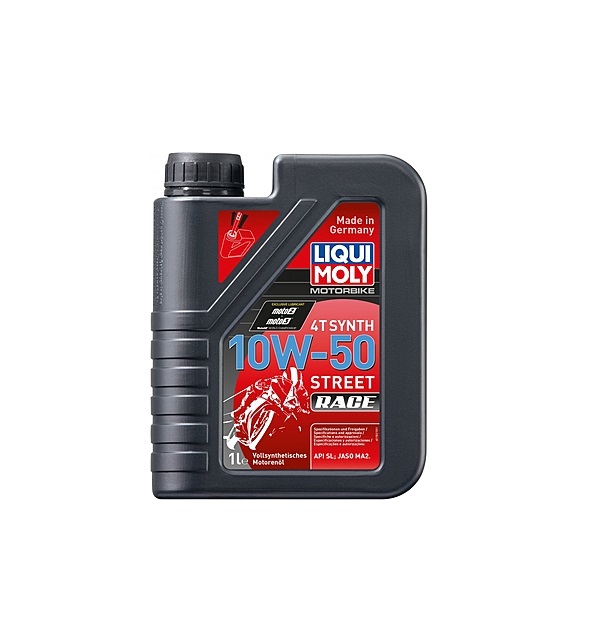 Масло моторное (синтетическое) Liqui moly Motorbike 4T Synth Street Race 10W-50