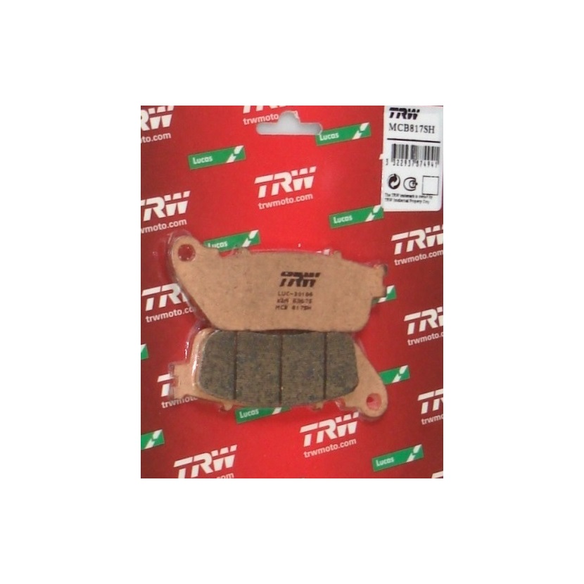 Колодки тормозные задние TRW MCB817SH Колодки тормозные задние TRW MCB817SH