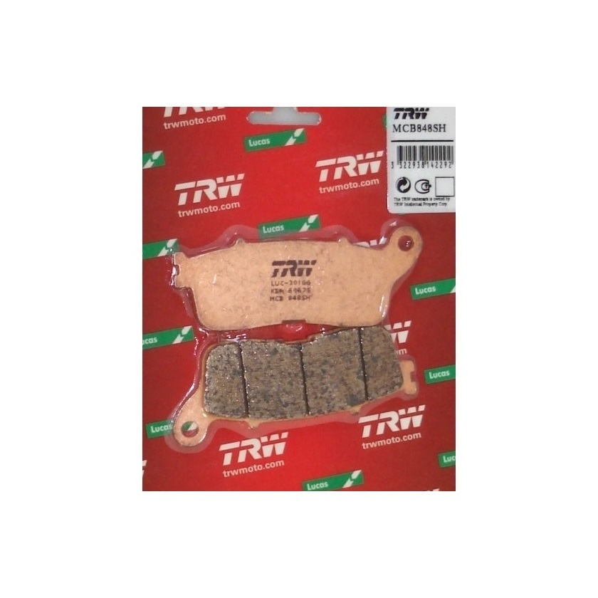 Колодки тормозные задние TRW MCB848SH Колодки тормозные задние TRW MCB848SH