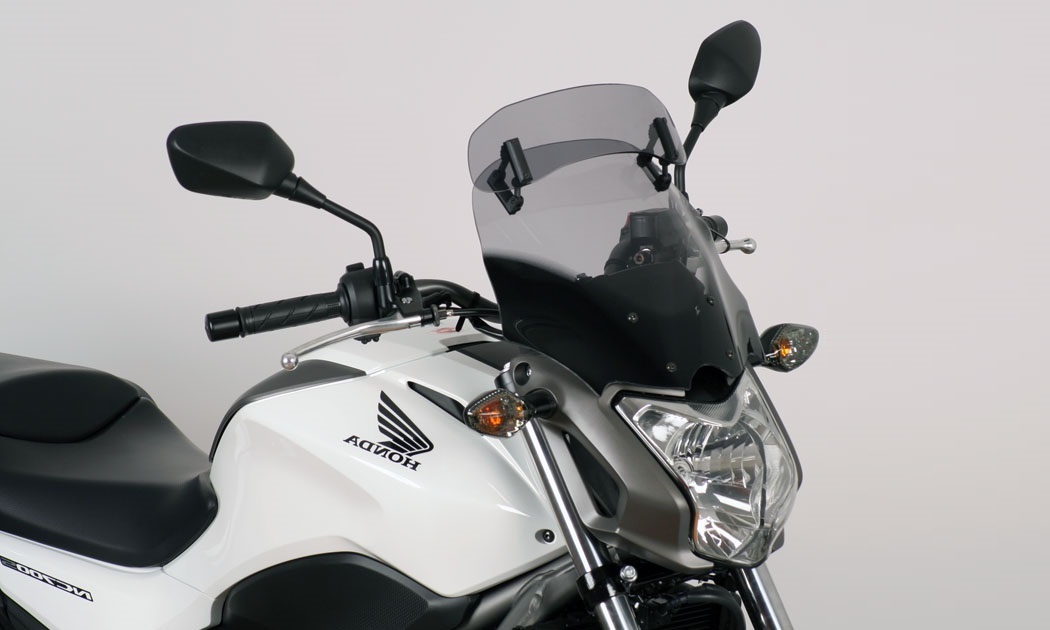 Туристическое ветровое стекло со спойлером MRA для мотоцикла Honda NC700S и NC750S Туристическое ветровое стекло со спойлером MRA для мотоцикла Honda NC700S и NC750S