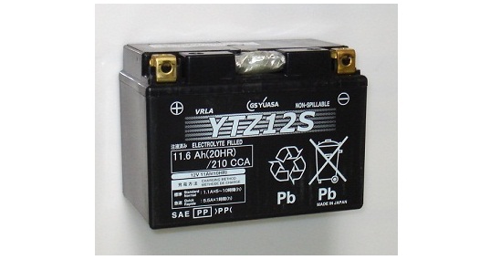 Оригинальная аккумуляторная батарея GS Yuasa YTZ12S 31500MGSD31 (31500-MGS-D31)  Оригинальная аккумуляторная батарея GS Yuasa YTZ12S 31500MGSD31 (31500-MGS-D31)
