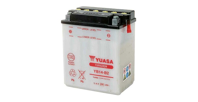 Оригинальная аккумуляторная батарея Yuasa YB14-B2 31500ML5506 (31500-ML5-506)     Оригинальная аккумуляторная батарея Yuasa YB14-B2 31500ML5506 (31500-ML5-506)