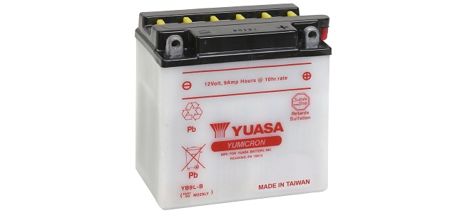 Оригинальная аккумуляторная батарея Yuasa YB9L-B 31500ML0017 (31500-ML0-017)  Оригинальная аккумуляторная батарея Yuasa YB9L-B 31500ML0017 (31500-ML0-017)