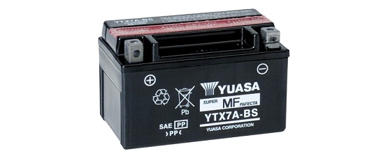 Оригинальная аккумуляторная батарея Yuasa YTX7A-BS 31500HB7676 (31500-HB7-676) Оригинальная аккумуляторная батарея Yuasa YTX7A-BS 31500HB7676 (31500-HB7-676)