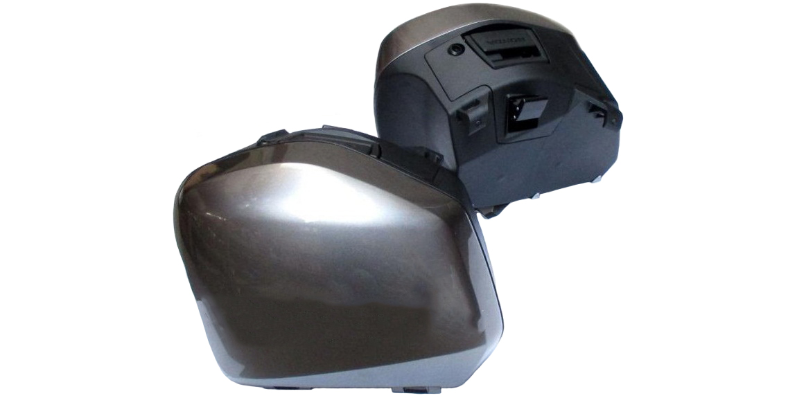 Оригинальные боковые кофры 29 л. для мотоцикла Honda VFR1200F Seal Silver Metallic Оригинальные боковые кофры 29 л. для мотоцикла Honda VFR1200F Seal Silver Metallic