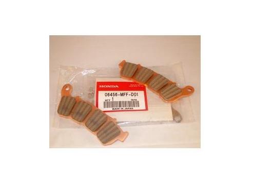 Оригинальные передние тормозные колодки для мотоцикла Honda 06456MFFD01 (06456-MFF-D01) Оригинальные передние тормозные колодки для мотоцикла Honda 06456MFFD01 (06456-MFF-D01)
