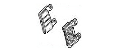 Оригинальные передние тормозные колодки для мотоцикла Honda 06455MBW006 (06455-MBW-006) Оригинальные передние тормозные колодки для мотоцикла Honda 06455MBW006 (06455-MBW-006)