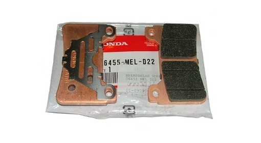 Оригинальные передние тормозные колодки для мотоцикла Honda 06455MELD21 (06455-MEL-D21) Оригинальные передние тормозные колодки для мотоцикла Honda 06455MELD21 (06455-MEL-D21)