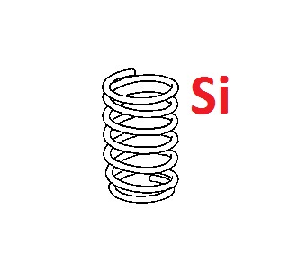 Оригинальная задняя пружина для Honda Civic Si 2D-4D (USA) Оригинальная задняя пружина для Honda Civic Si 2D-4D (USA)