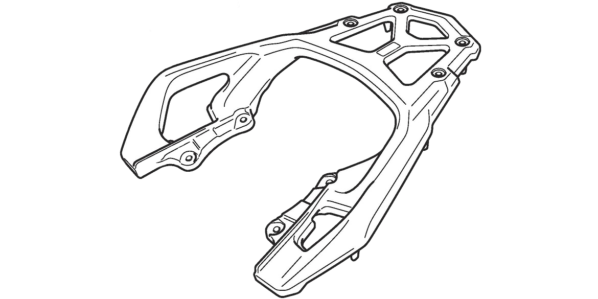 Оригинальный багажник для мотоцикла Honda VFR800X/XD Crossrunner '15- 08L70MJMD60ZA (08L70-MJM-D60ZA) Оригинальный багажник для мотоцикла Honda VFR800X/XD Crossrunner '15- 08L70MJMD60ZA (08L70-MJM-D60ZA)
