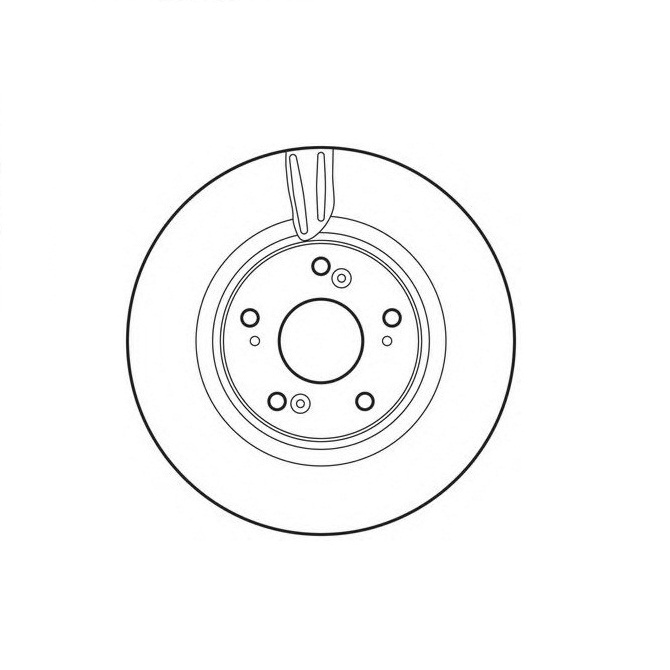 Оригинальный передний тормозной диск для Acura TLX (2.4-3.5л.) 45251TZ3R11 (45251-TZ3-R11)