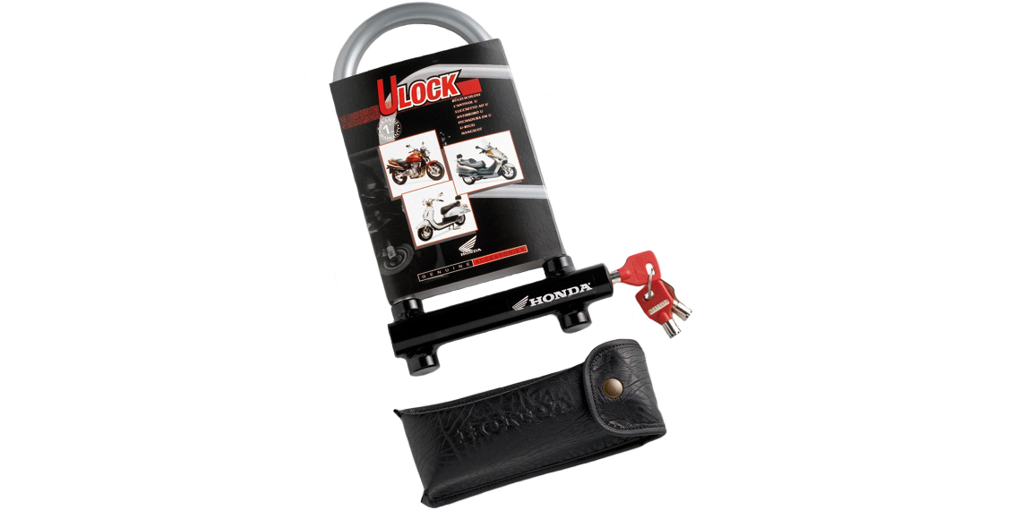 Оригинальный противоугонный замок U-Lock 105/245 на колесо мотоцикла Honda 08M53MBB800 (08M53-MBB-800) Оригинальный противоугонный замок U-Lock 105/245 на колесо мотоцикла Honda 08M53MBB800 (08M53-MBB-800)