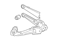 Оригинальный задний продольный рычаг в сборе для Honda Civic 4D IX (2012-)