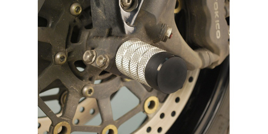 Пеги Crazy Iron в ось переднего колеса мотоцикла Honda CBR600RR/RA '07-'12 Пеги Crazy Iron в ось переднего колеса мотоцикла Honda CBR600RR/RA '07-'12