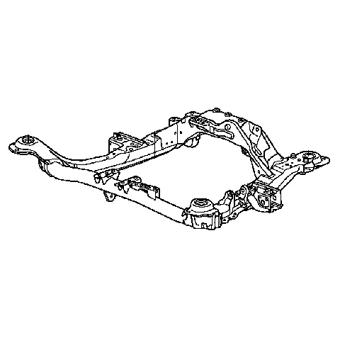 Подрамник передний для Acura MDX II 2007-09 50200-STX-A02