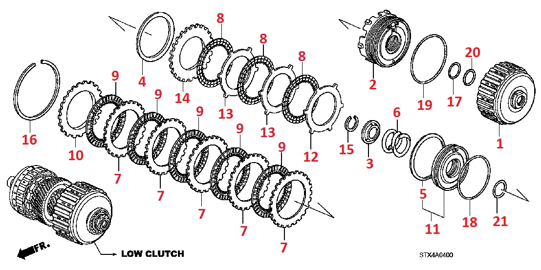 Первая передача AT для Acura MDX 2 Первая передача AT для Acura MDX 2