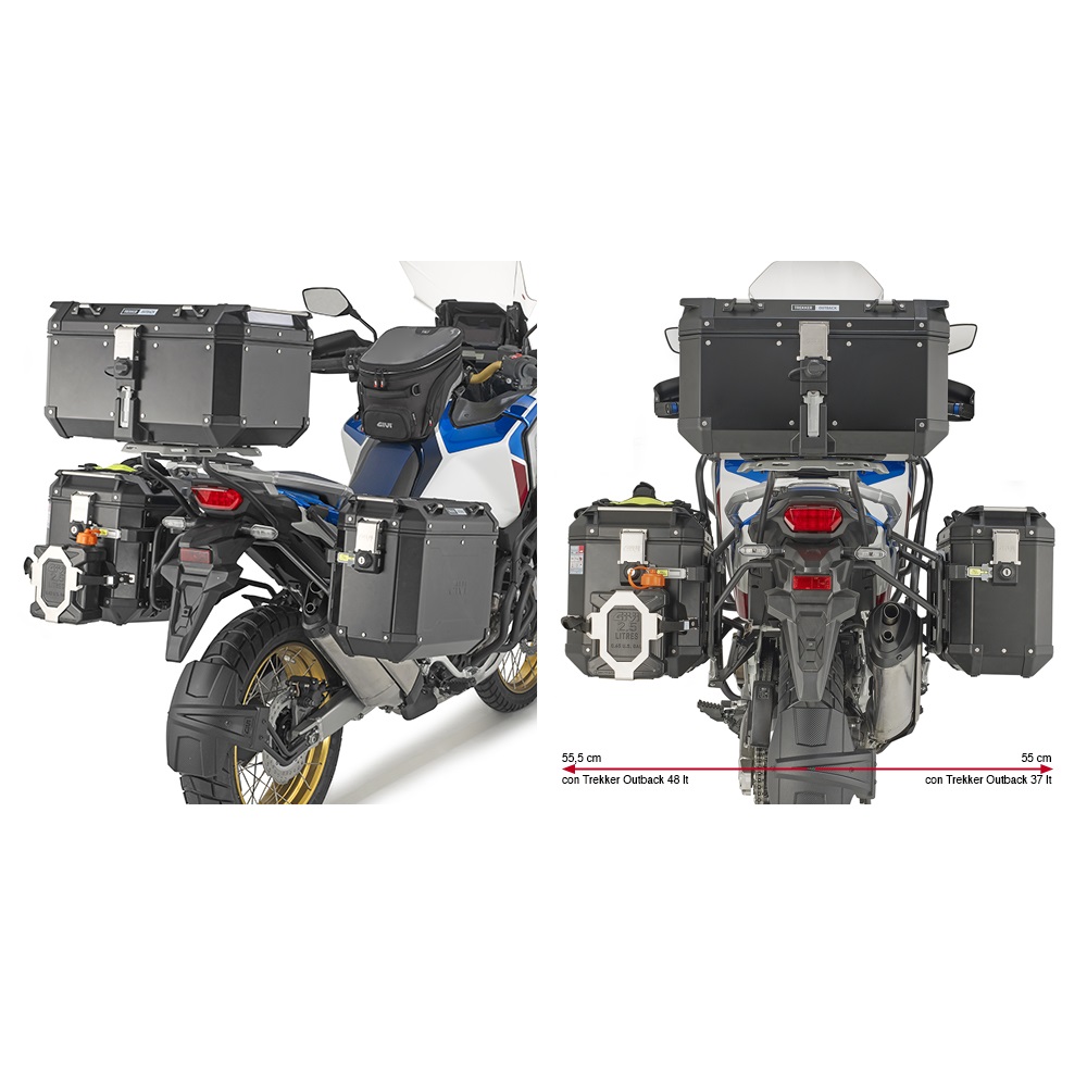 Крепление боковых кофров Kappa, Givi для Honda CRF1100L Africa Twin Adventure Sports (2020 - 2025) Крепление боковых кофров Kappa, Givi для Honda CRF1100L Africa Twin Adventure Sports (2020 - 2025)