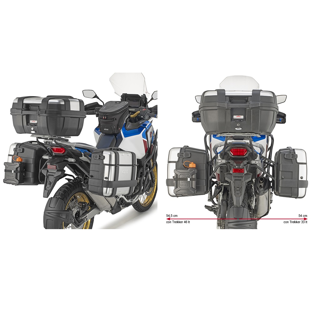 Крепление боковых кофров Givi, Kappa для Honda CRF1100L Africa Twin Adventure Sports (2020 - н.в.) Крепление боковых кофров Givi, Kappa для Honda CRF1100L Africa Twin Adventure Sports (2020 - н.в.)