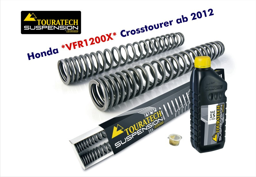 Прогрессивные пружины Touratech в вилку для мотоцикла Honda VFR1200X Crosstourer Прогрессивные пружины Touratech в вилку для мотоцикла Honda VFR1200X Crosstourer