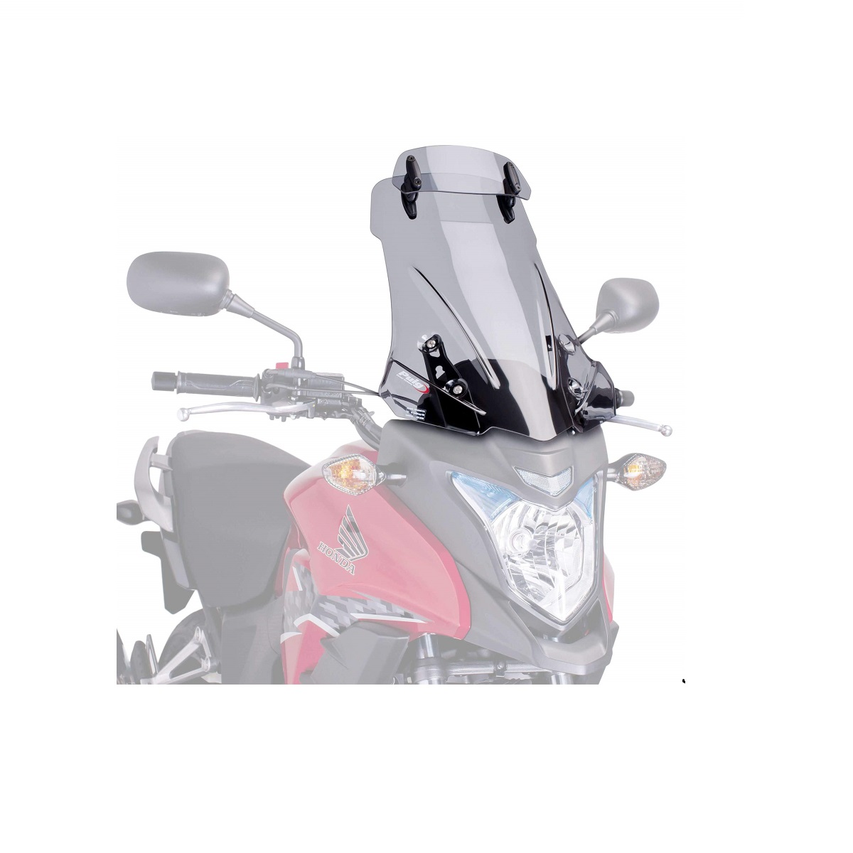 Ветровое стекло со спойлером Puig Touring для Honda CB500X 2013-2015 Ветровое стекло со спойлером Puig Touring для Honda CB500X 2013-2015