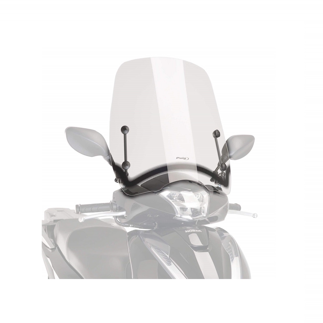 Прозрачное ветровое стекло Puig для Honda SH 125i 2017- Прозрачное ветровое стекло Puig для Honda SH 125i 2017-