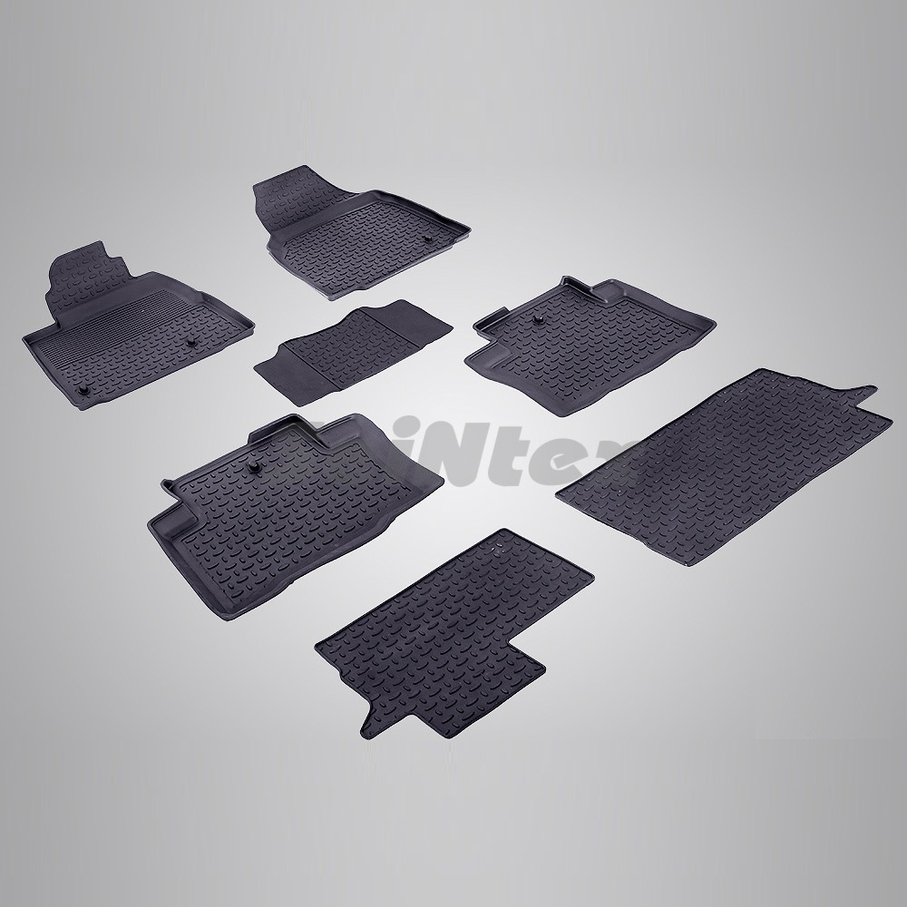 Ковры резиновые Honda Pilot II (Seintex) Ковры резиновые Honda Pilot II (Seintex)