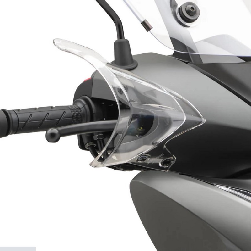 Оригинальные прозрачные дефлекторы рук для Honda SH125, SH150, SH350 (2021 - н.в.) 