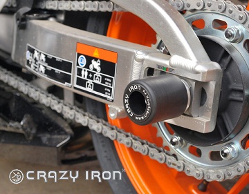 Слайдеры Crazy Iron задние осевые для мотоцикла Honda CBR600RR 2003-2024 Слайдеры Crazy Iron задние осевые для мотоцикла Honda CBR600RR 2003-2024