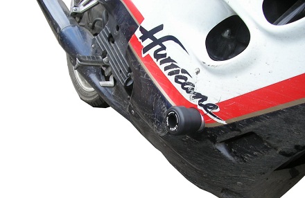 Слайдеры Crazy Iron для мотоцикла Honda CBR750F Hurricane Слайдеры Crazy Iron для мотоцикла Honda CBR750F Hurricane