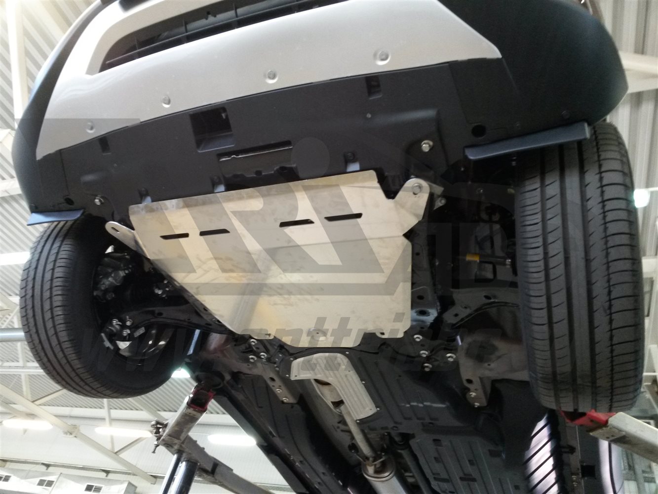 Защита картера двигателя и кпп Honda CR-V 2.4 (2015-) (Алюминий 4 мм) Защита картера двигателя и кпп Honda CR-V 2.4 (2015-) (Алюминий 4 мм)