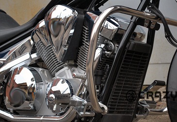 Защитные дуги Crazy Iron для мотоцикла Honda VT1300CX/CXA Fury '10-'16 ∅32 мм Защитные дуги Crazy Iron для мотоцикла Honda VT1300CX/CXA Fury '10-'16 ∅32 мм