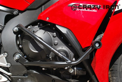Защитные дуги + слайдеры Crazy Iron для мотоцикла Honda CBR1000RR Fireblade '12-'15 (3 точки опоры) Защитные дуги + слайдеры Crazy Iron для мотоцикла Honda CBR1000RR Fireblade '12-'15 (3 точки опоры)